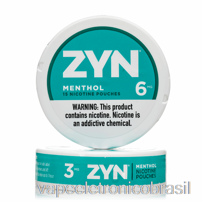 Bolsas De Nicotina Vape Eletronico Zyn - Mentol 6mg (pacote Com 5)